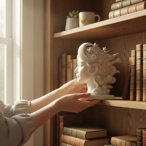 Escultura Elegante Prints Patro - Musa De La Naturaleza - Foto 4