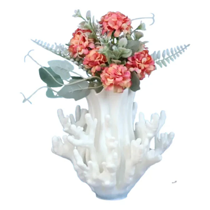Jarrón Decorativo Prints Patro De Coral 1