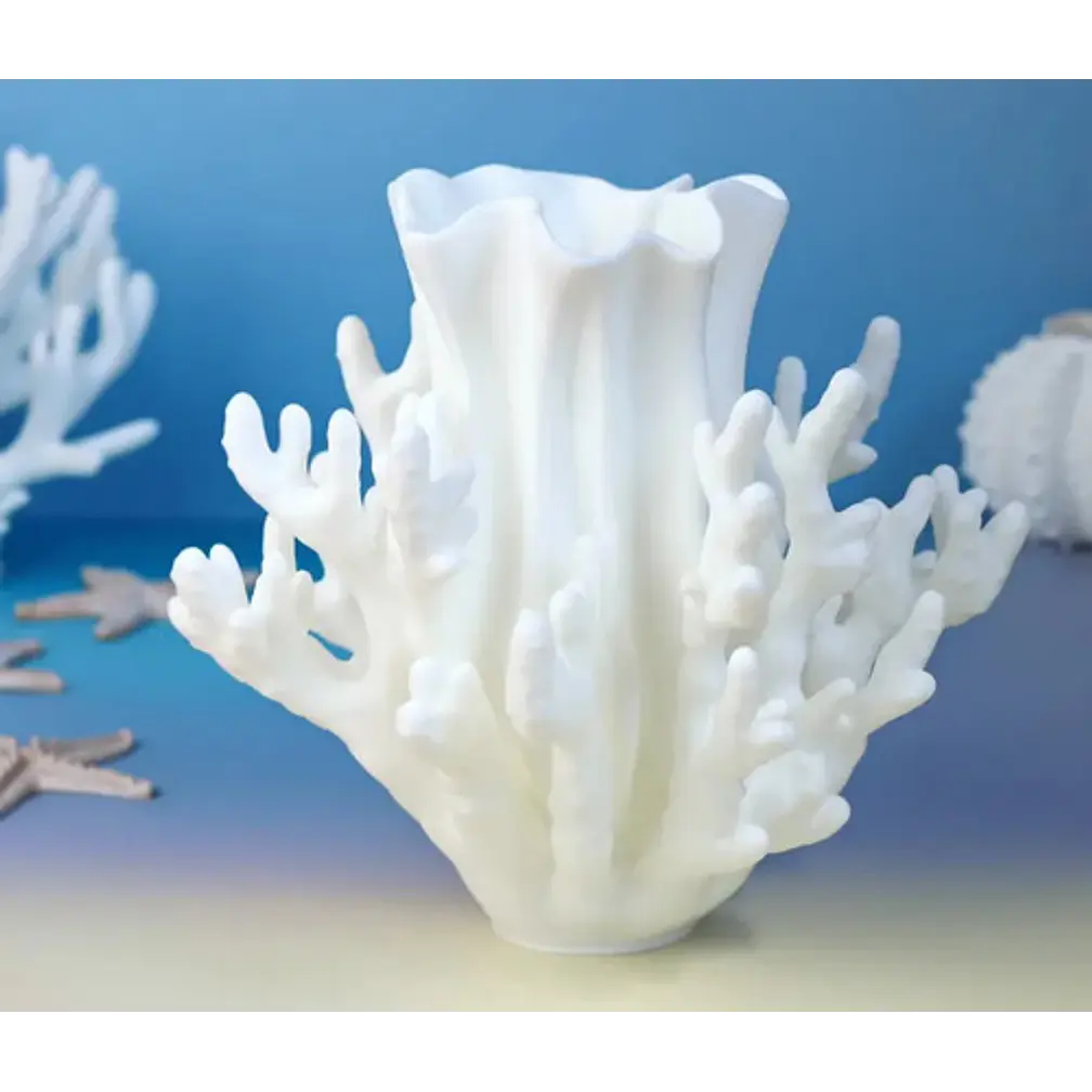 Jarrón Decorativo Prints Patro De Coral 2