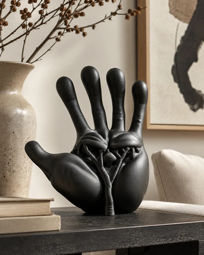 Escultura Elegante Prints Patro - Estilo Háblale A La Mano - Foto 6