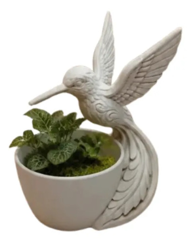 Maceteros Decorativos Hogar- Colibrís 15 Cm