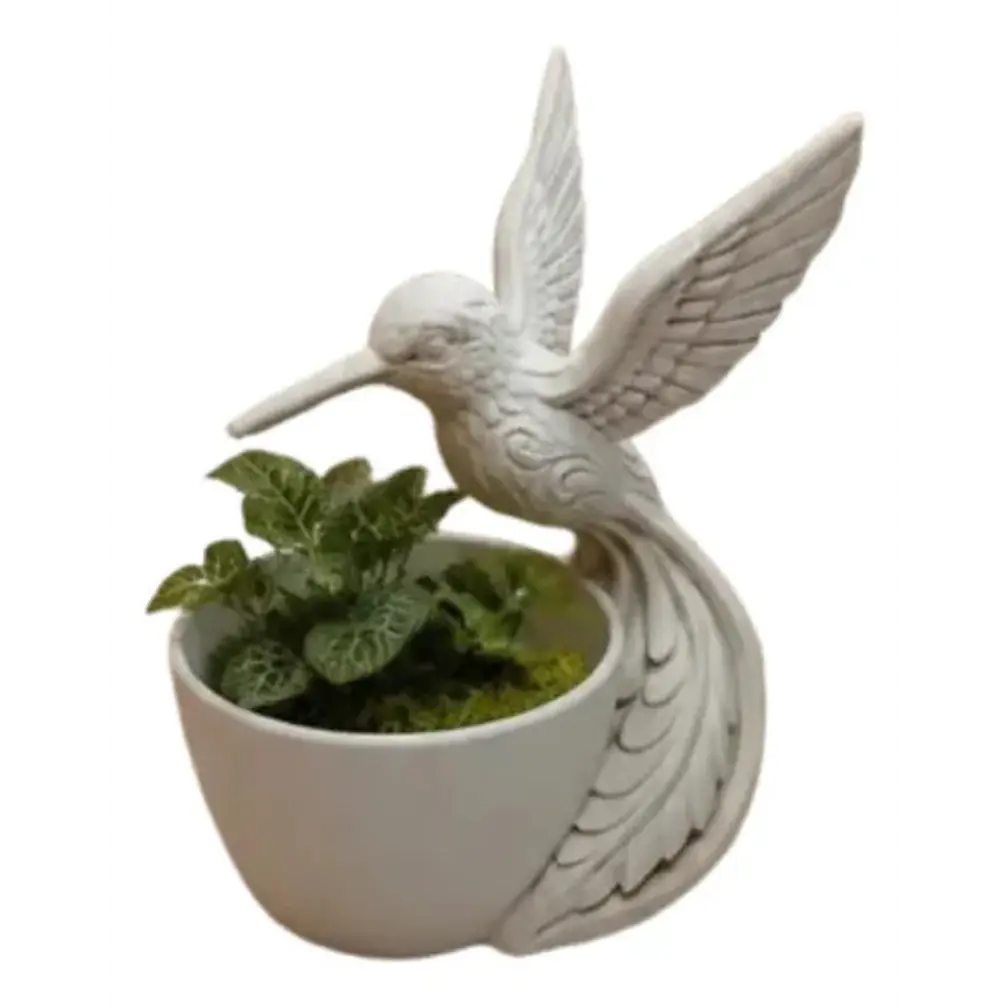 Maceteros Decorativos Hogar- Colibrís 15 Cm 1