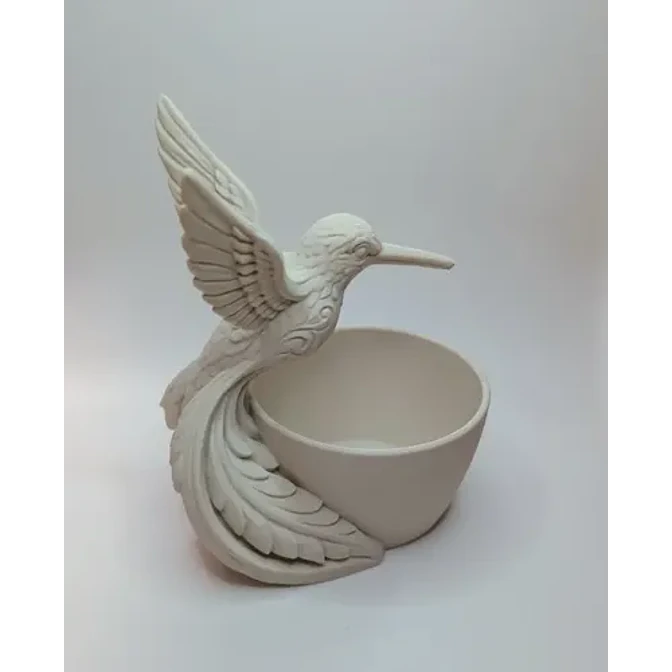 Maceteros Decorativos Hogar- Colibrís 15 Cm 6