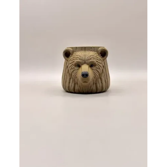 Macetero Decorativo Prints Patro- Oso Marrón 4