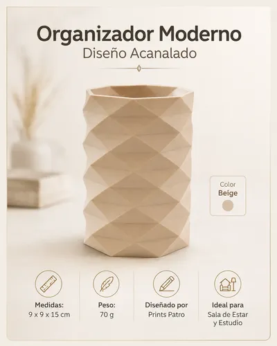 Decoración Elegante Prints Patro - Organizador Moderno - Foto 4