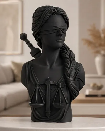 Escultura Prints Patro - Diosa De La Justicia Vendada - Foto 2