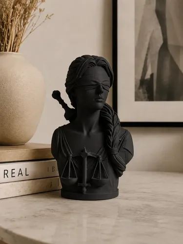 Escultura Prints Patro - Diosa De La Justicia Vendada - Foto 5