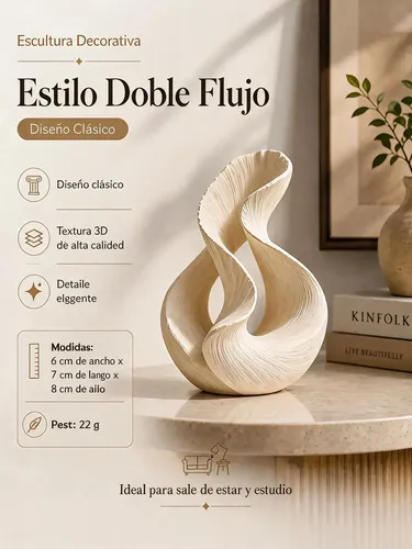Escultura Elegante Prints Patro - Estilo Doble Flujo