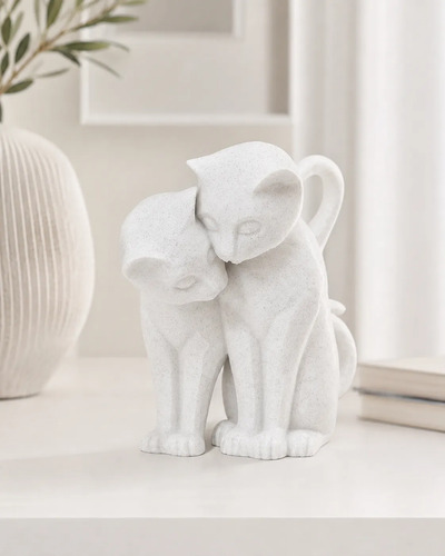 Escultura Prints Patro - Estilo Dos Gatitos Adorables - Foto 2