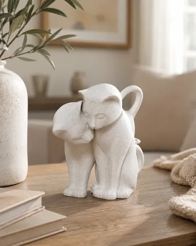Escultura Prints Patro - Estilo Dos Gatitos Adorables - Foto 3