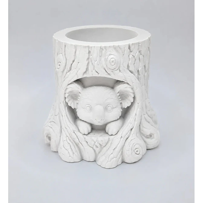 Macetero Decorativo Hogar- Forma Koala 10 Cm Marrón 3