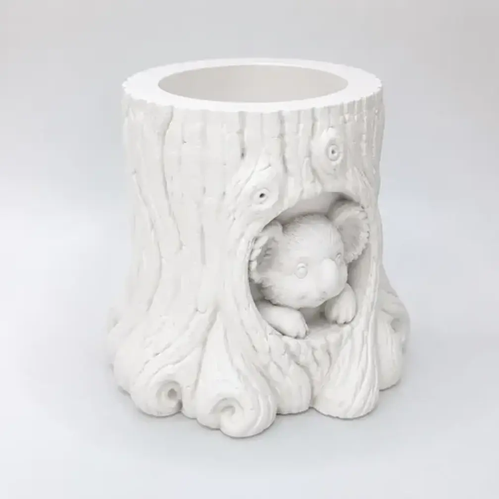 Macetero Decorativo Hogar- Forma Koala 10 Cm Marrón 5