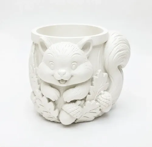 Macetero Decorativo Hogar- Forma Ardilla Tierna 8 Cm - Foto 3