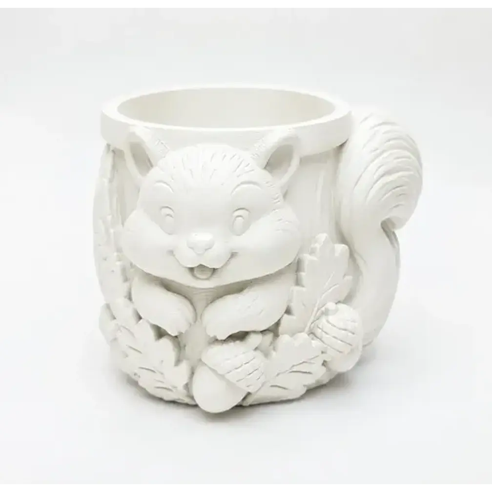 Macetero Decorativo Hogar- Forma Ardilla Tierna 8 Cm 3