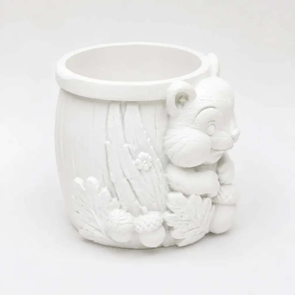 Macetero Decorativo Hogar- Forma Ardilla Tierna 8 Cm 6