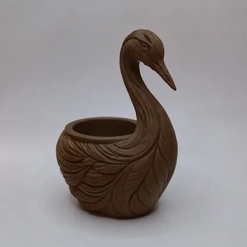 Macetero Decorativo Hogar- Forma Cisne Elegante 11 Cm - Foto 5