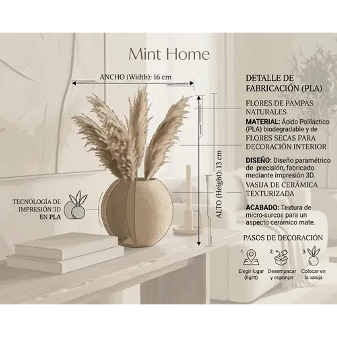 Jarron Esfera Decoración Moderna 5