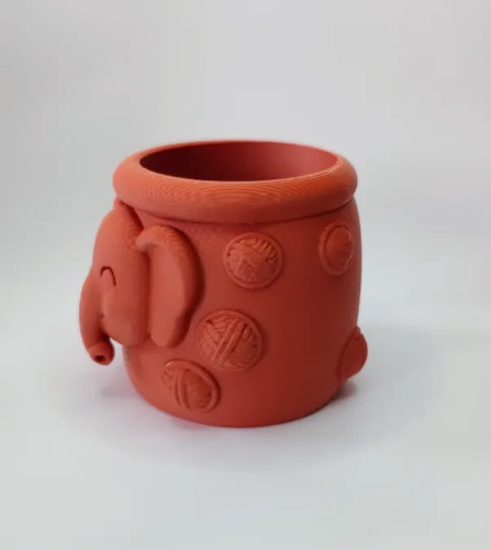 Macetero Decorativo Hogar- Forma Elefante Trompita 8 Cm Nara - Foto 6