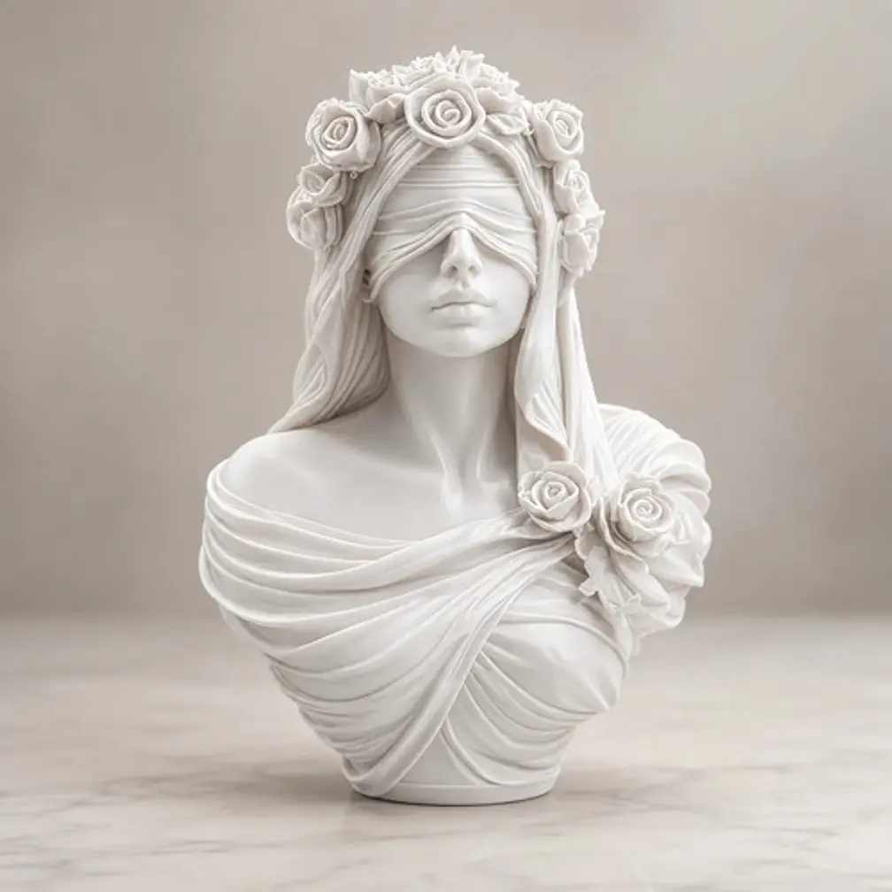 Escultura Elegante Prints Patro - Estilo La Musa Ciega 3