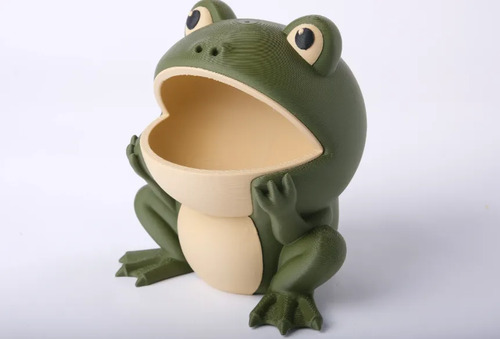 Figura De Rana Decorativo 15 Cm Moderno Para Hogar