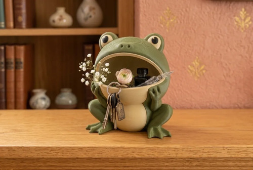 Figura De Rana Decorativo 15 Cm Moderno Para Hogar - Foto 3