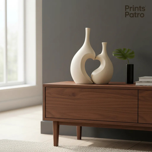 Decoración Elegante Prints Patro - Jarrón Estilo Unidos - Foto 3