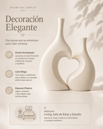 Decoración Elegante Prints Patro - Jarrón Estilo Unidos - Foto 4