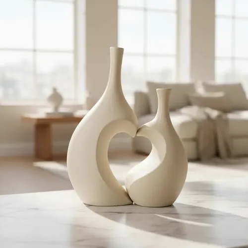 Decoración Elegante Prints Patro - Jarrón Estilo Unidos - Foto 6