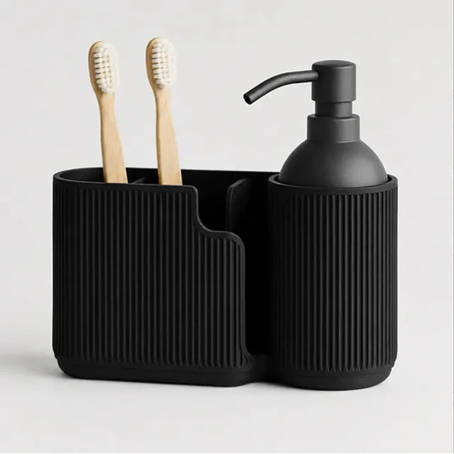 El Elegante Organizador Ovalado Para Baño Y Escritorio