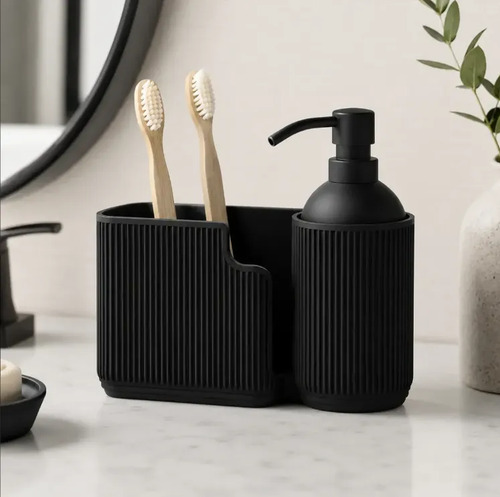 El Elegante Organizador Ovalado Para Baño Y Escritorio - Foto 2