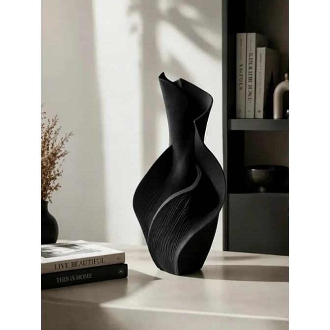 Decoración Elegante Prints Patro - Jarrón Espiral Serenora 1