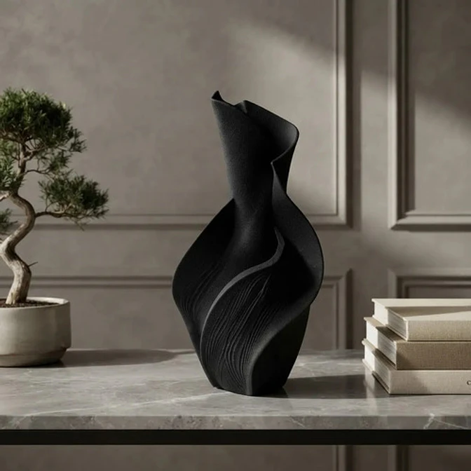 Decoración Elegante Prints Patro - Jarrón Espiral Serenora 3