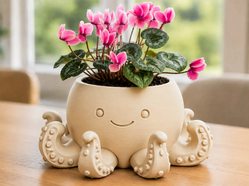 Macetero Decorativo Hogar- Forma Pulpo 22 Cm - Foto 3