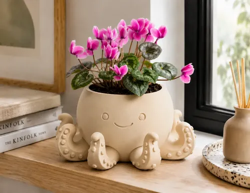 Macetero Decorativo Hogar- Forma Pulpo 22 Cm - Foto 4