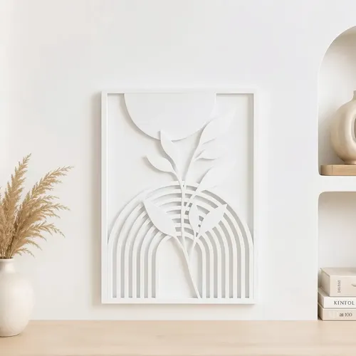 Decoración Pared Prints Patro - Estilo Boho Flor Moderna