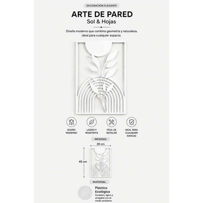 Decoración Pared Prints Patro - Estilo Boho Flor Moderna 4