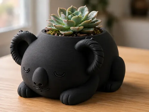 Macetero Decorativo Hogar- Koala Durmiente 10 Cm - Foto 4