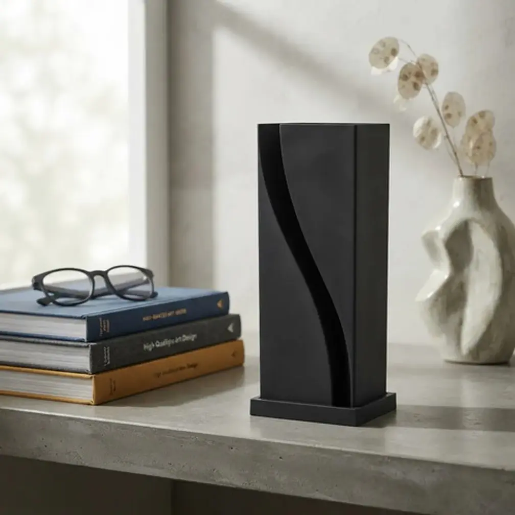 Escultura Elegante Prints Patro -estilo Fluida De Dos Partes 3