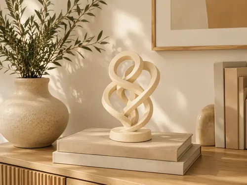 Escultura Elegante Prints Patro - Estilo Giro Infinito