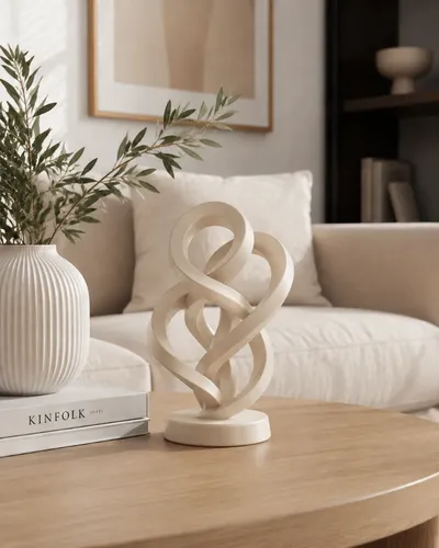 Escultura Elegante Prints Patro - Estilo Giro Infinito - Foto 5
