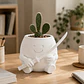 Macetero Decorativo Hogar- Forma Samurái 16 Cm - Miniatura 3