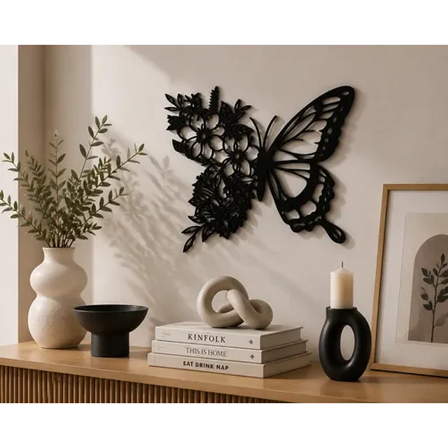 Decoración Prints Patro - Arte De Pared Estilo De Mariposa