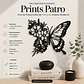 Decoración Prints Patro - Arte De Pared Estilo De Mariposa - Miniatura 4