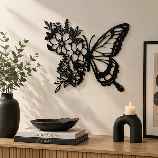 Decoración Prints Patro - Arte De Pared Estilo De Mariposa 5
