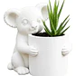 Macetero Decorativo Hogar- Forma Koala 17 Cm - Miniatura 1