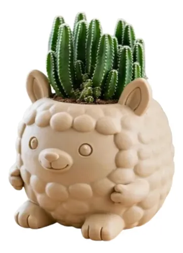 Macetero Decorativo Hogar- Forma Llamita 15 Cm