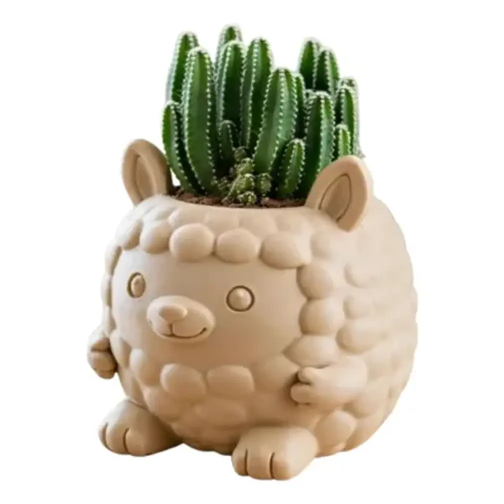 Macetero Decorativo Hogar- Forma Llamita 15 Cm 1