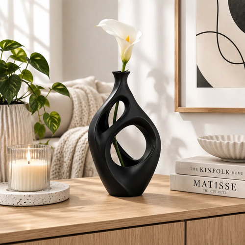 Decoración Prints Patro - Jarrón Estilo Infinito Loop