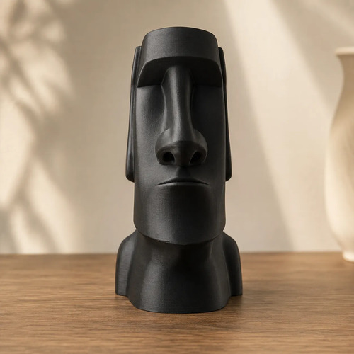 Escultura Elegante Prints Patro - Estilo Moai Rapa Nui