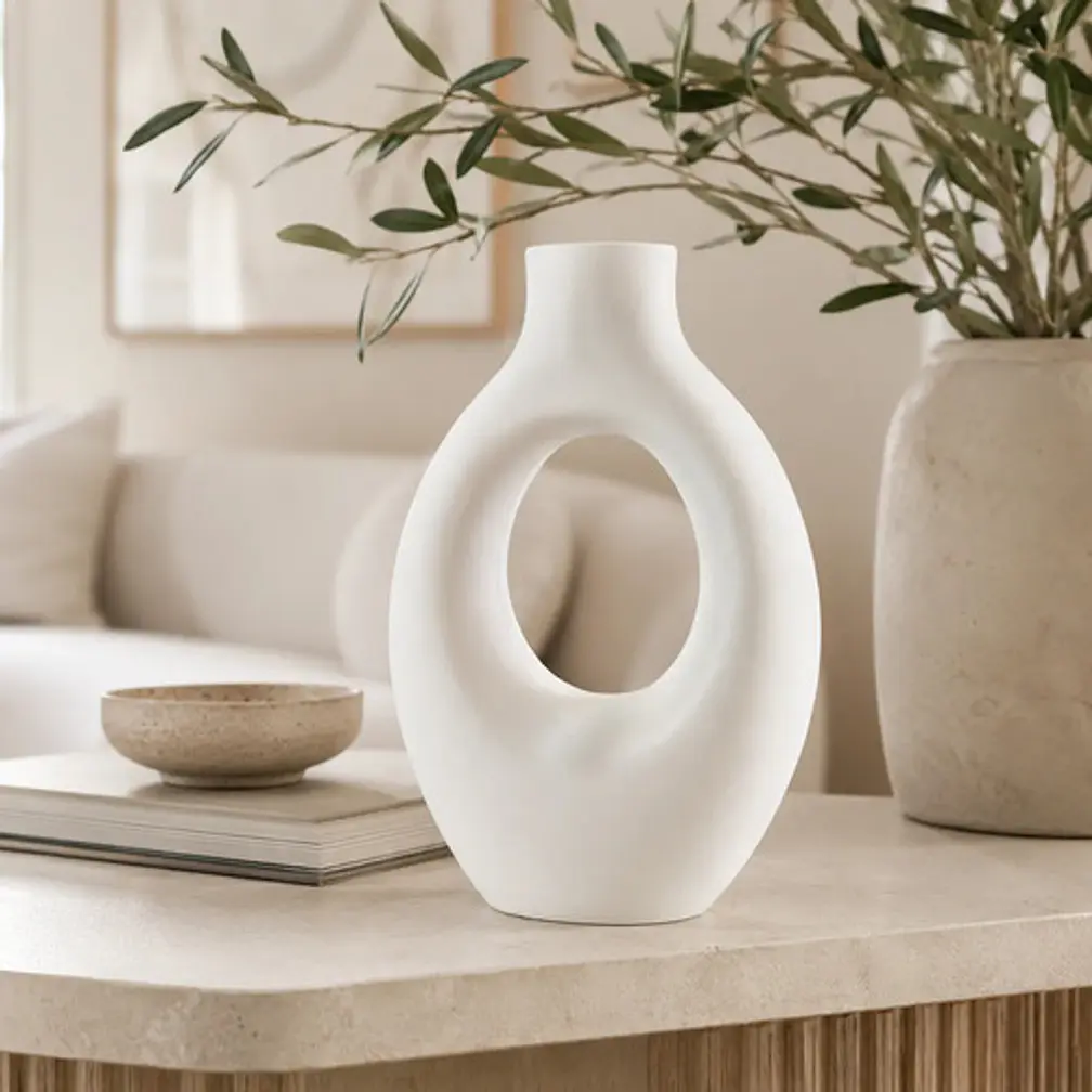 Decoración Elegante Prints Patro -jarrón Estilo Arco Eclipse 3